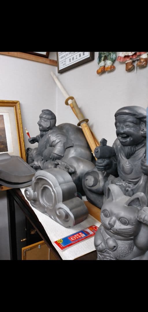 彫り師制作、大黒様、恵比寿様