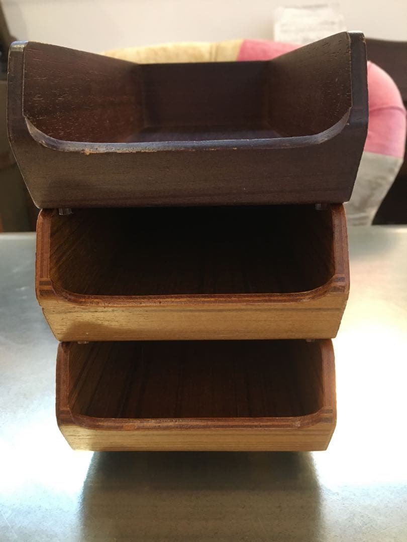 サイトーウッド　木製カトラリートレー　箸入れ　　スプーン　フォーク入れ