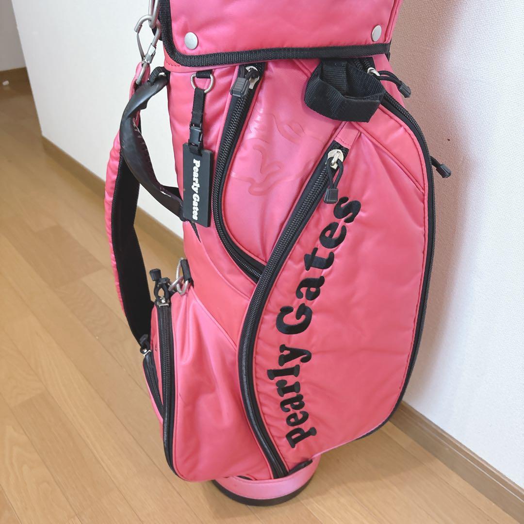 K399 パーリーゲイツ ピンクキャディバッグ