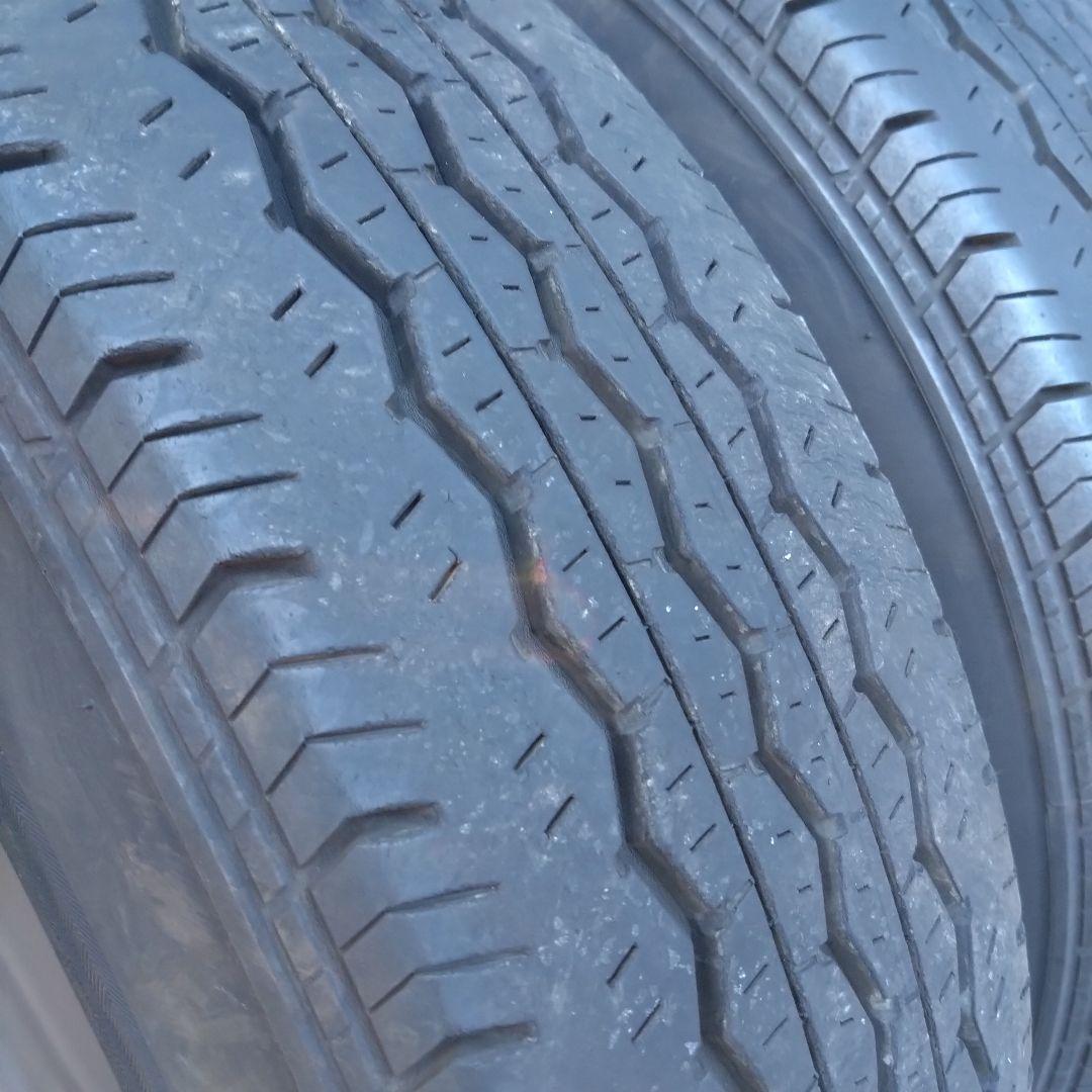 【送料込み】ハイエース 純正ホイール＋ブリヂストン エコピア ４本