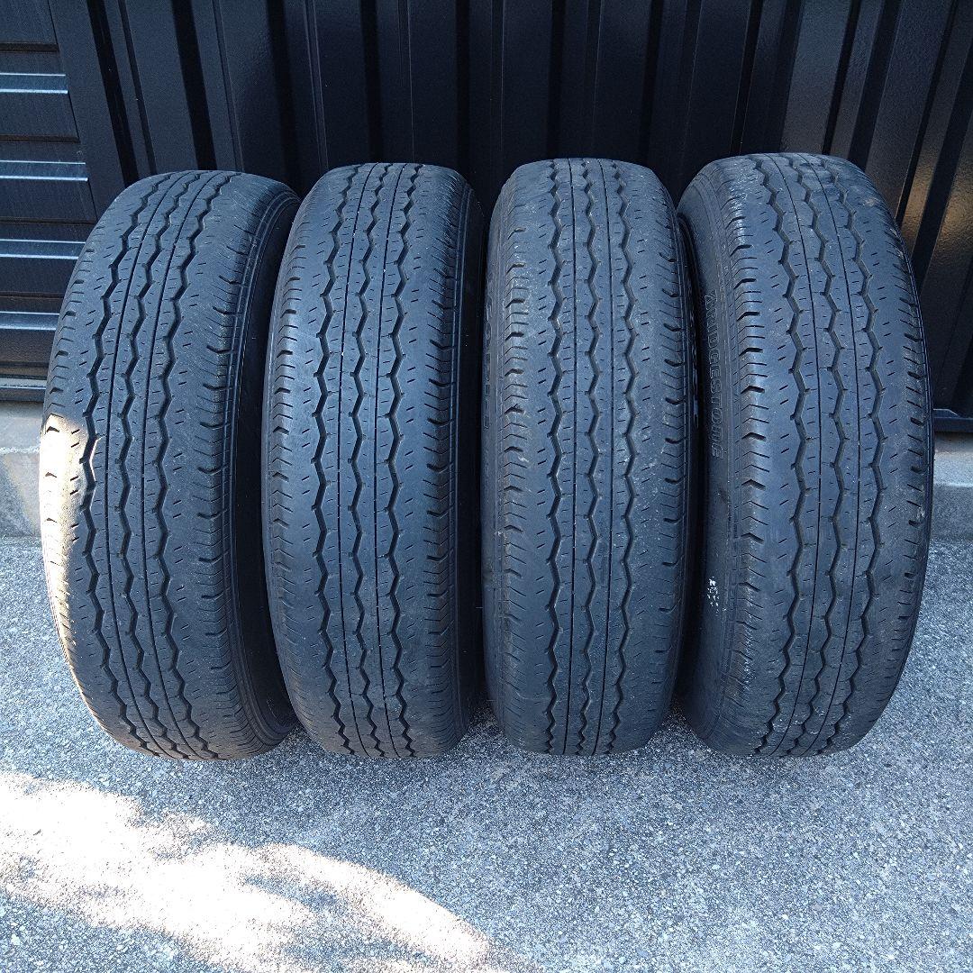 【送料込み】ハイエース 純正ホイール＋ブリヂストン エコピア ４本