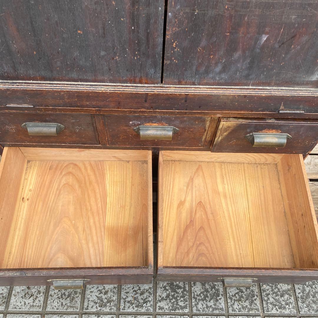 大正 時代物 ライティングビューロー 古民家 古家具 骨董品