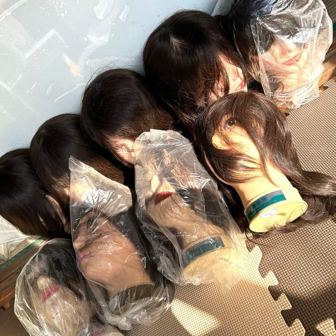 美容師実技試験用ウィッグ　三矢24-12-13他　12月16日以降価格上がります