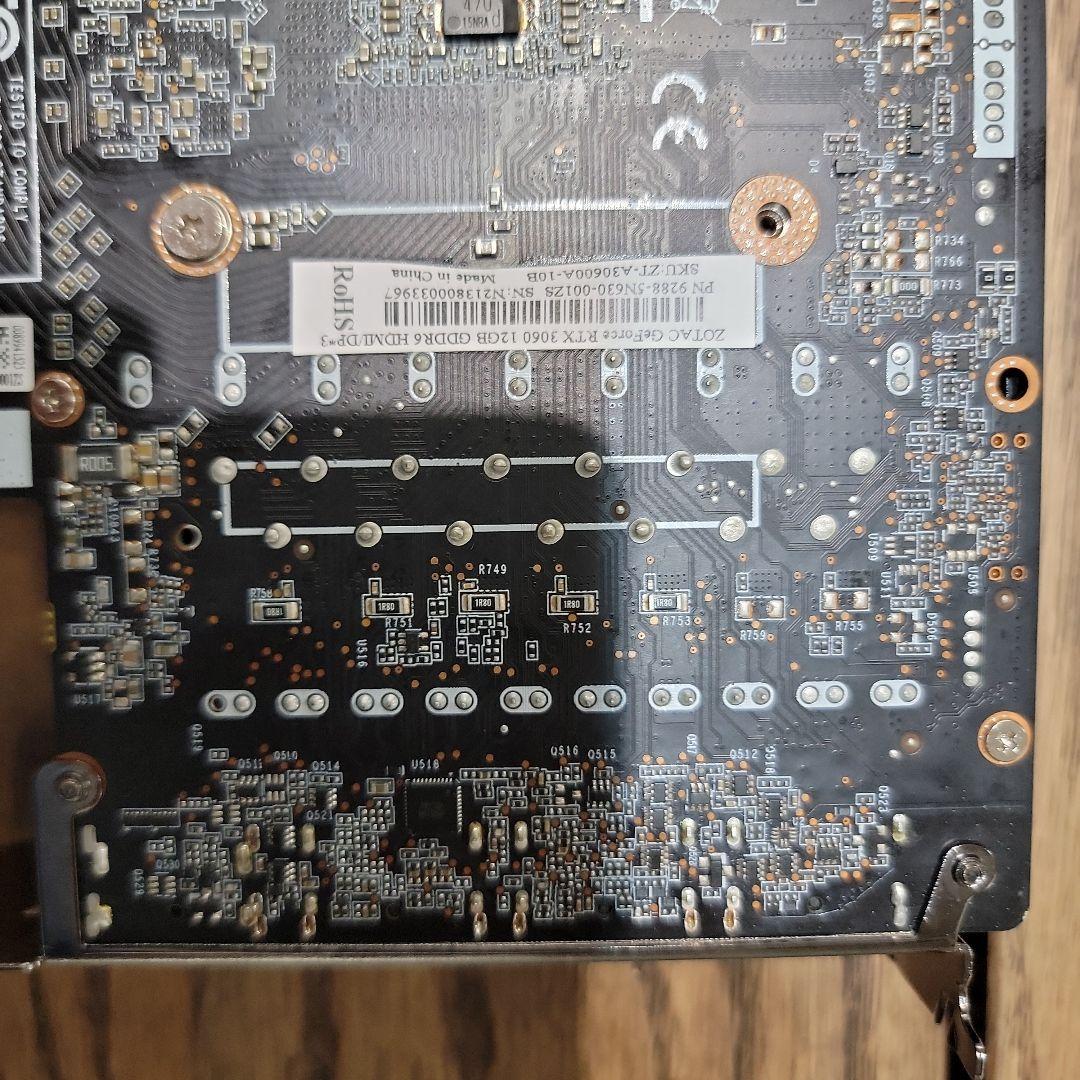 【ジャンク】ZOTAC GeForce RTX 3060 グラフィックボード