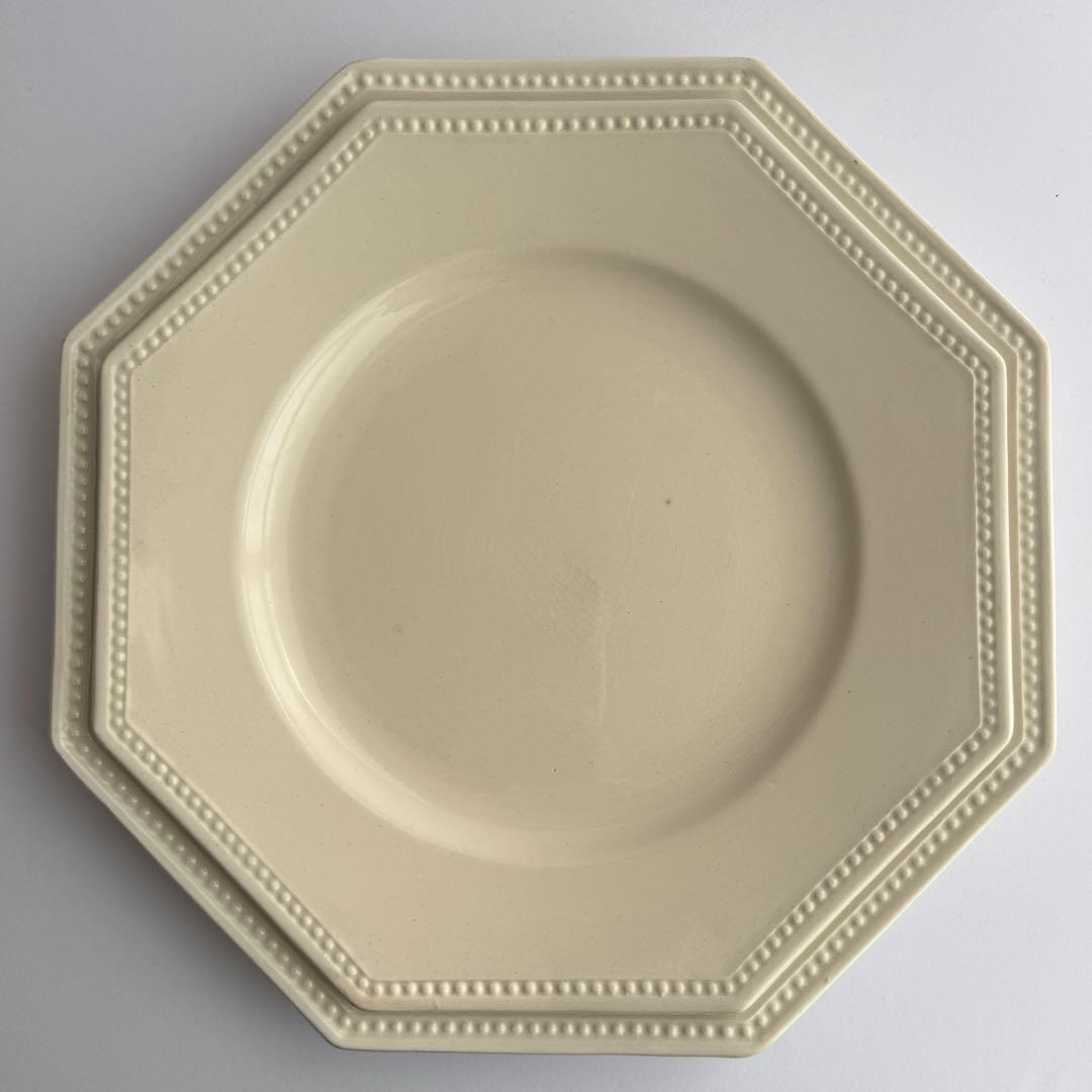 フランスアンティーク　サルグミンヌ　オクトゴナル　デザートプレート