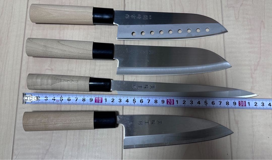 包丁セット ステンレス製 4点セット