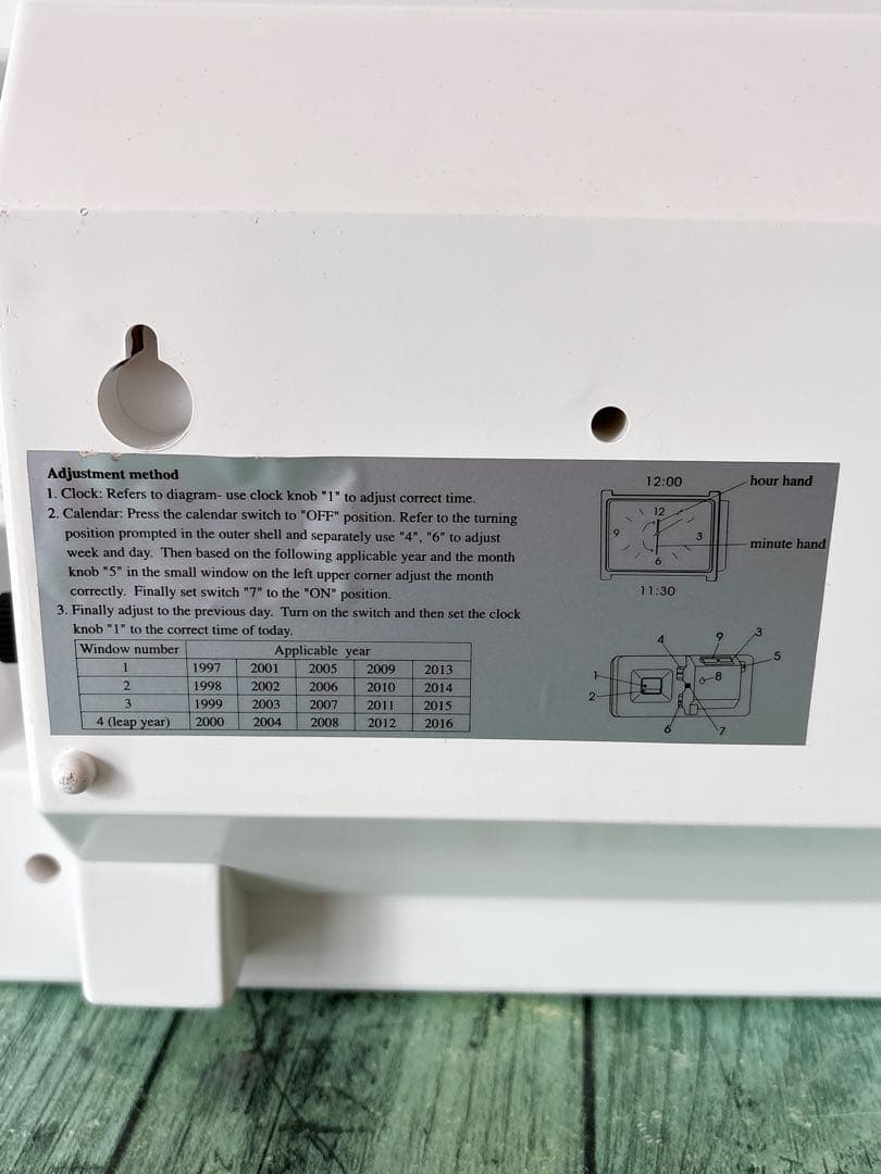 BLD パタパタ時計　レトロ　ウォールクロック　大型　訳アリ品