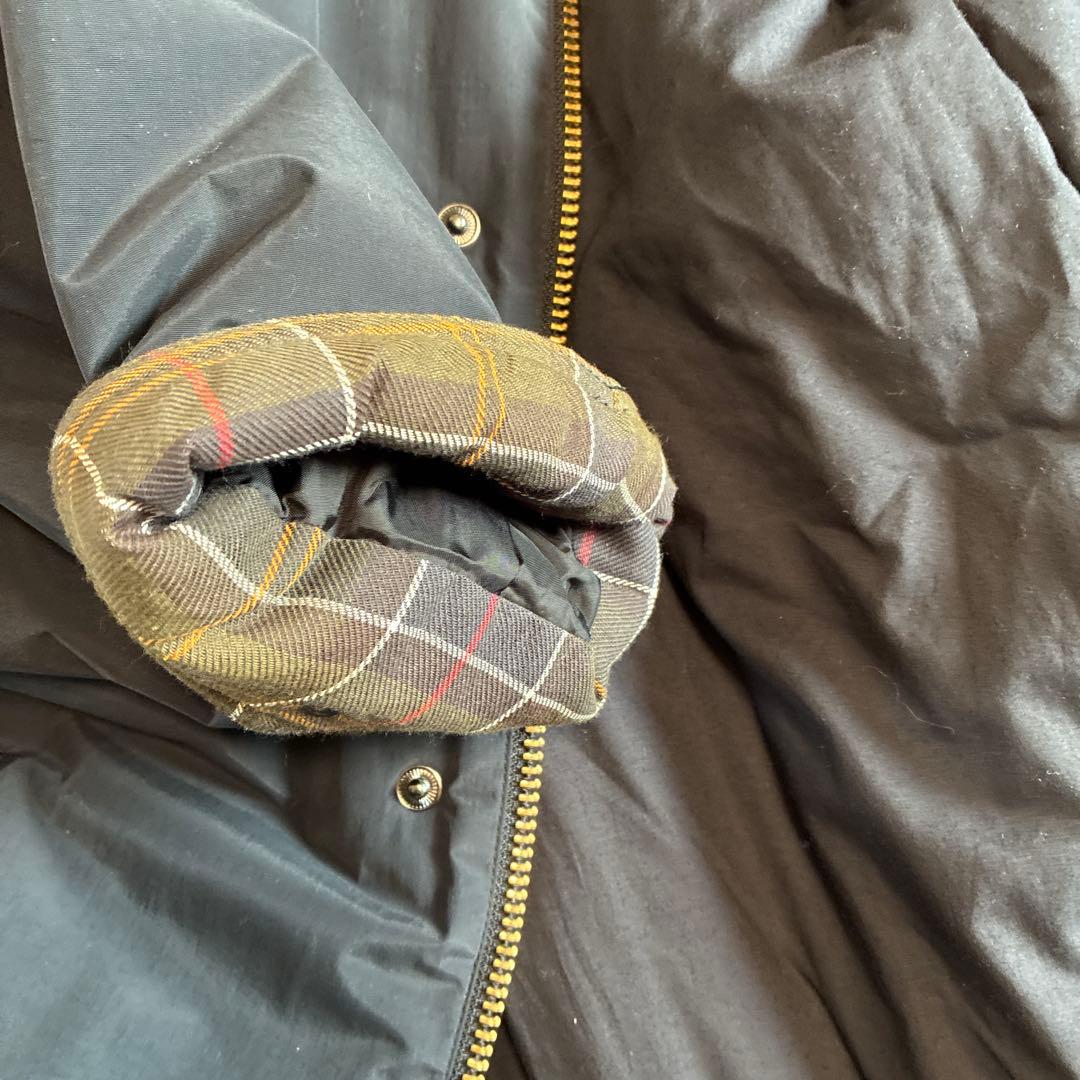 Barbour ブラック　バブワー　モッズコート サイズ38