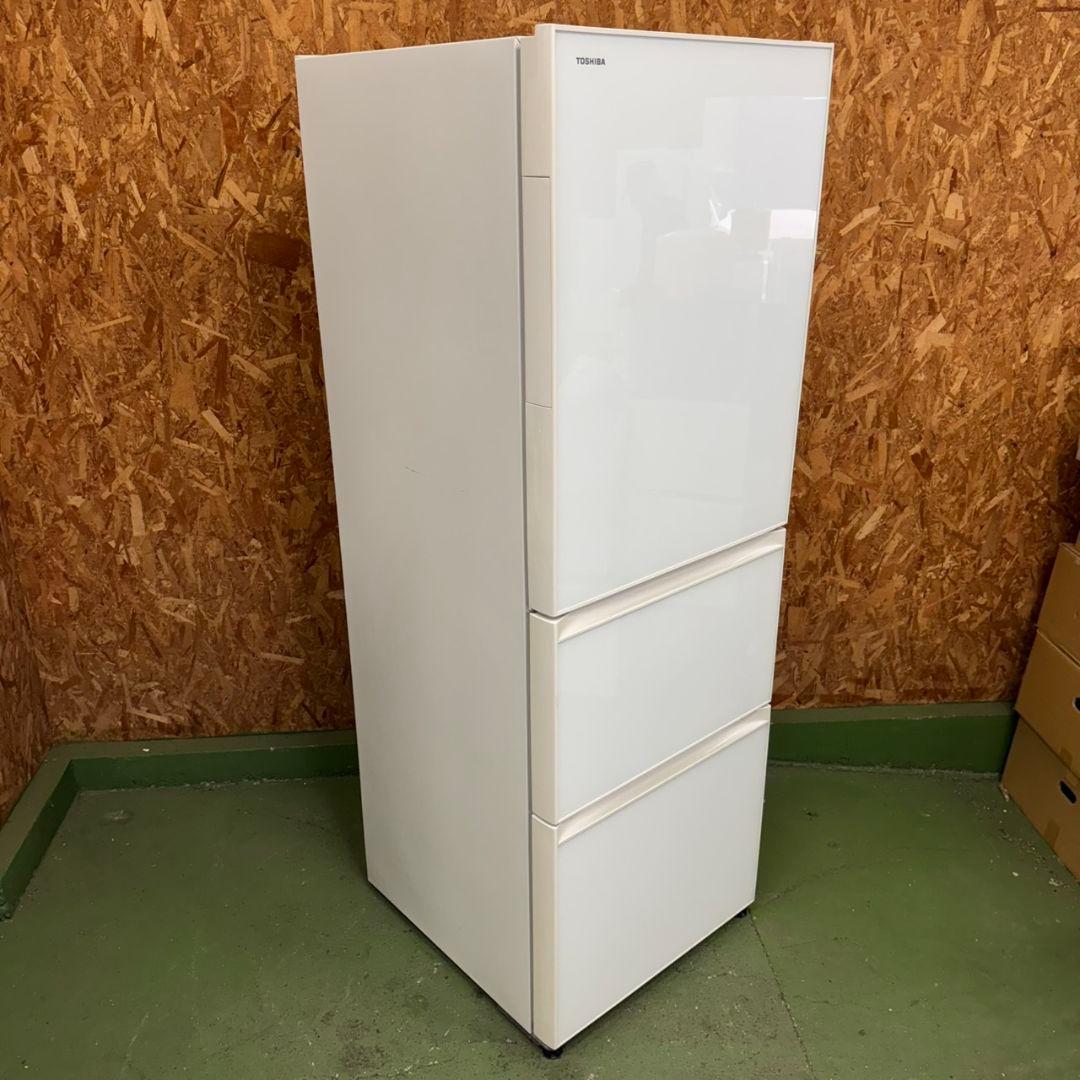 331 大型冷蔵庫　右開き　300L〜400L　自動製氷機付　美品モデル　家庭向