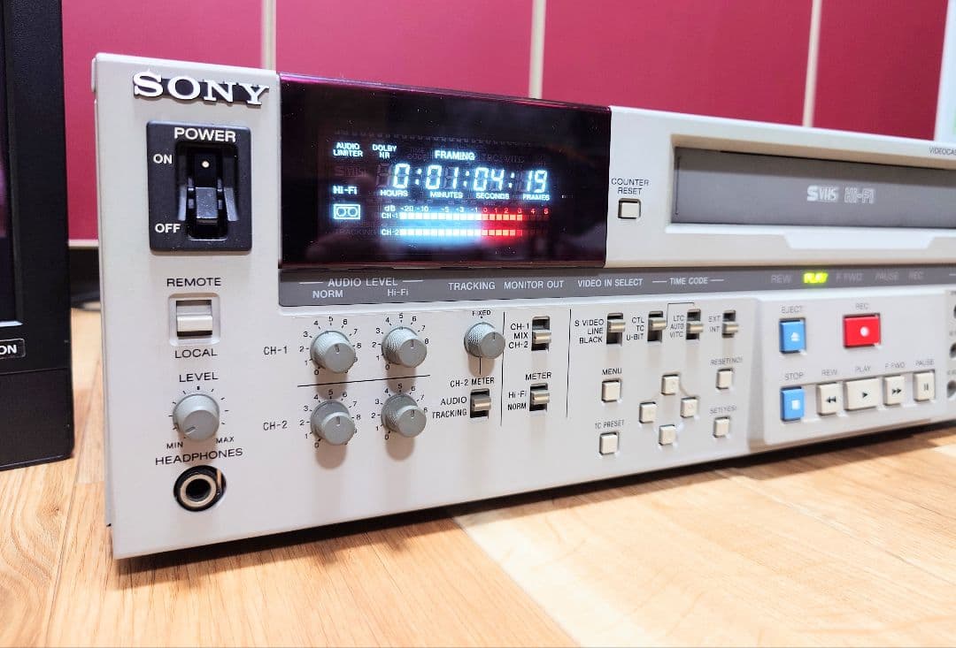 ★【中古/動作品 】★ SONY SVO-5800/S-VHS/再生確認済み】