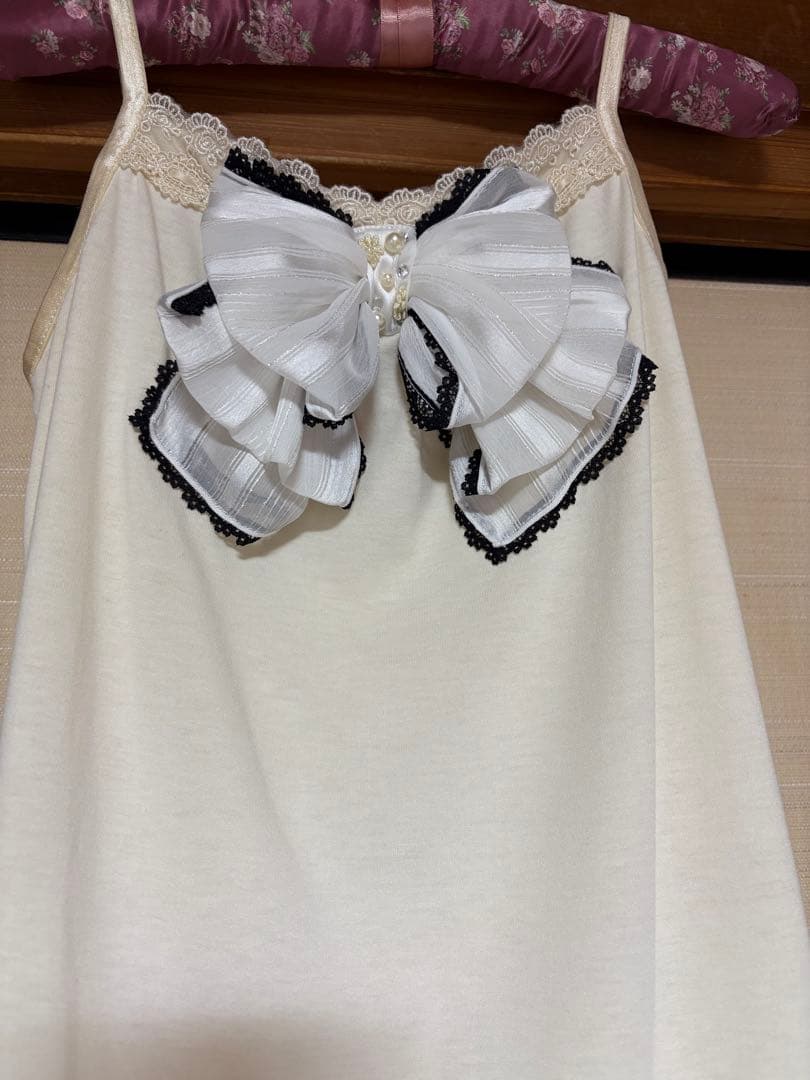 axes femme Big リボンキャミソール