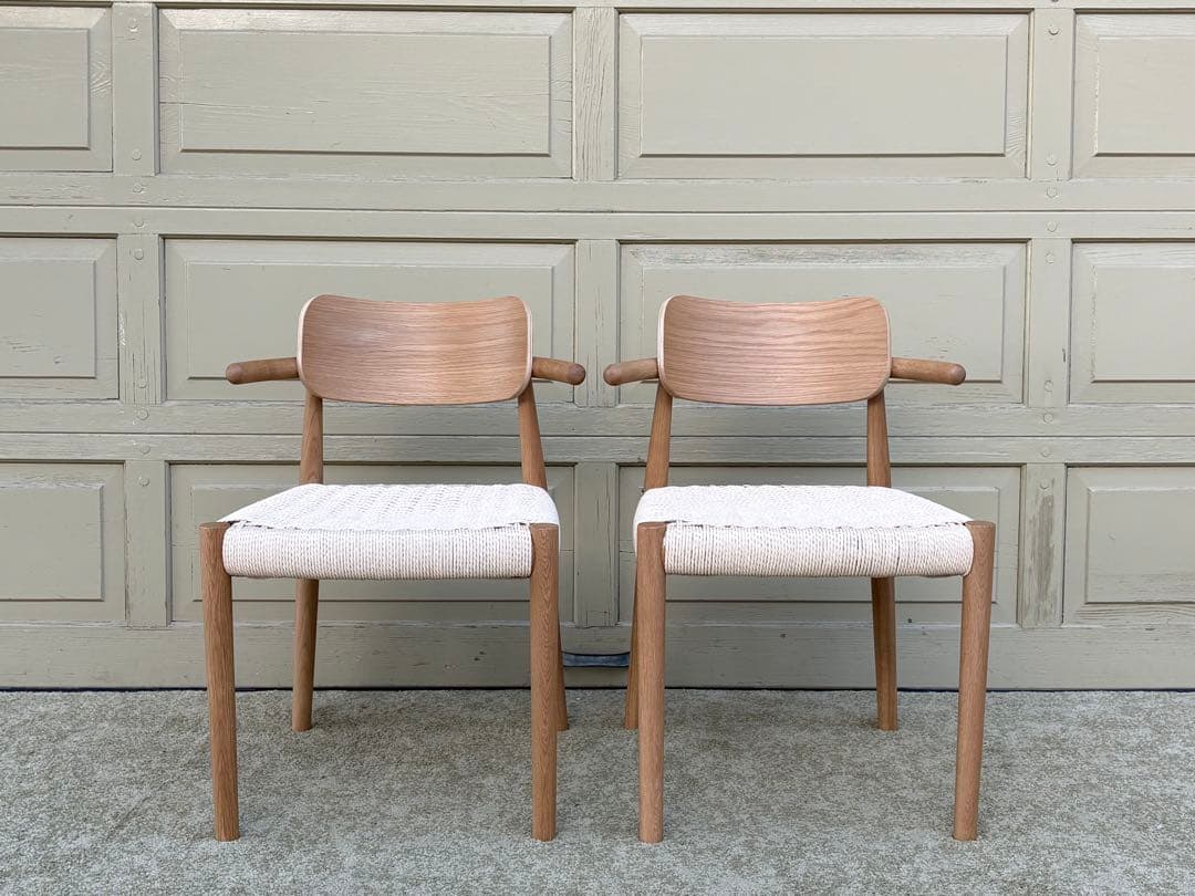 ①unico HILMA ヒルマ チェア 2脚セット 北欧 美品