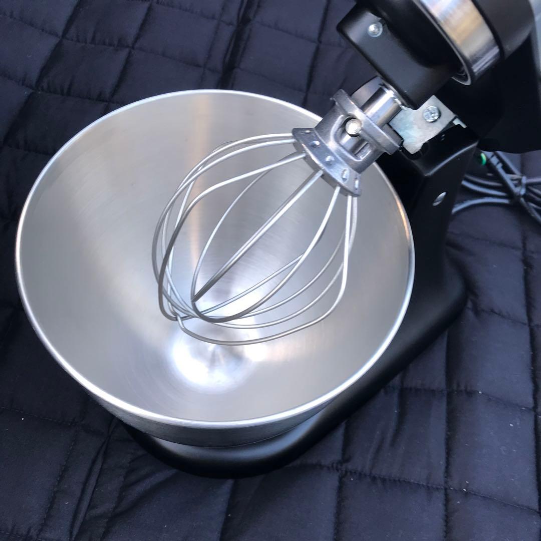 極美品 3.3Lブラック フードグラインダー付 キッチンエイド スタンドミキサー