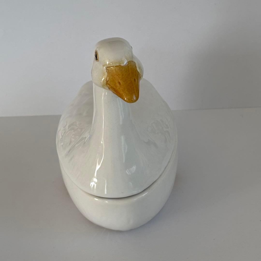 お取り置き中　フランスアンティーク ミッシェルコーガン アヒル テリーヌポット