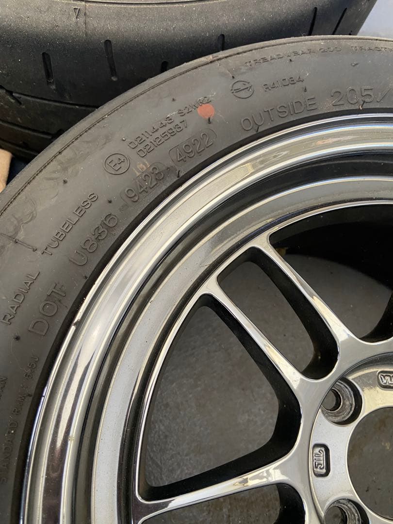 ENKEI RPF1RS 15インチ タイヤ付き4本セット