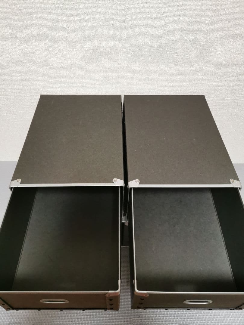 【廃盤】MUJI (無印良品)　硬質パルプケース×4