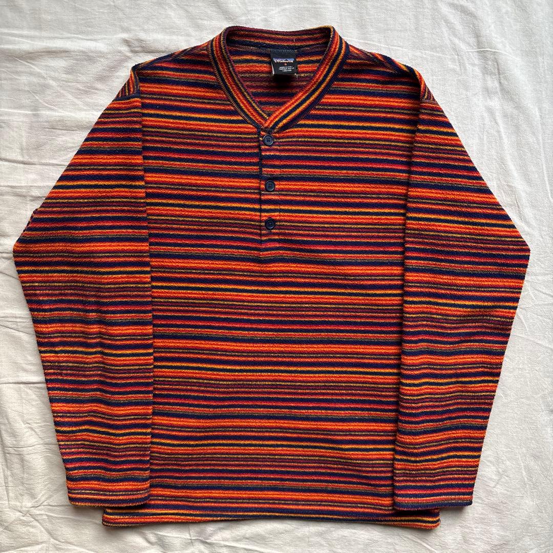 【USA製】90s Patagonia CAPILENE ヘンリーネックフリース