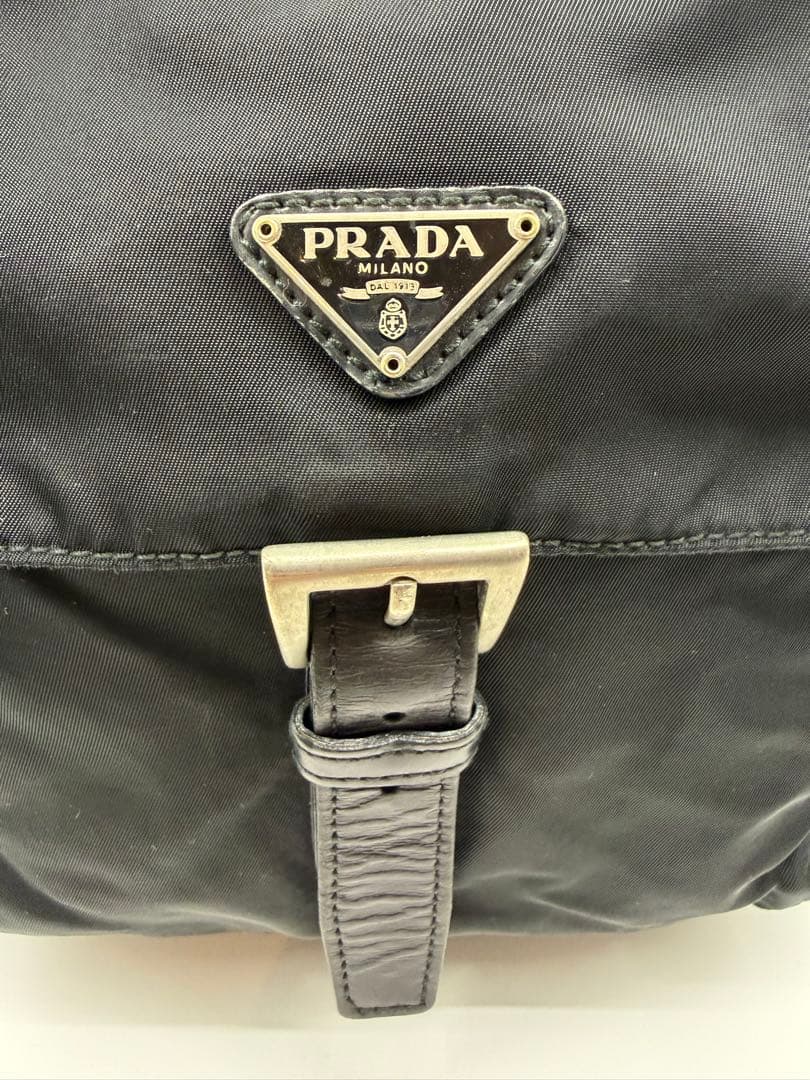 PRADA ブラック ナイロン メッセンジャーバッグ　ショルダーバッグ