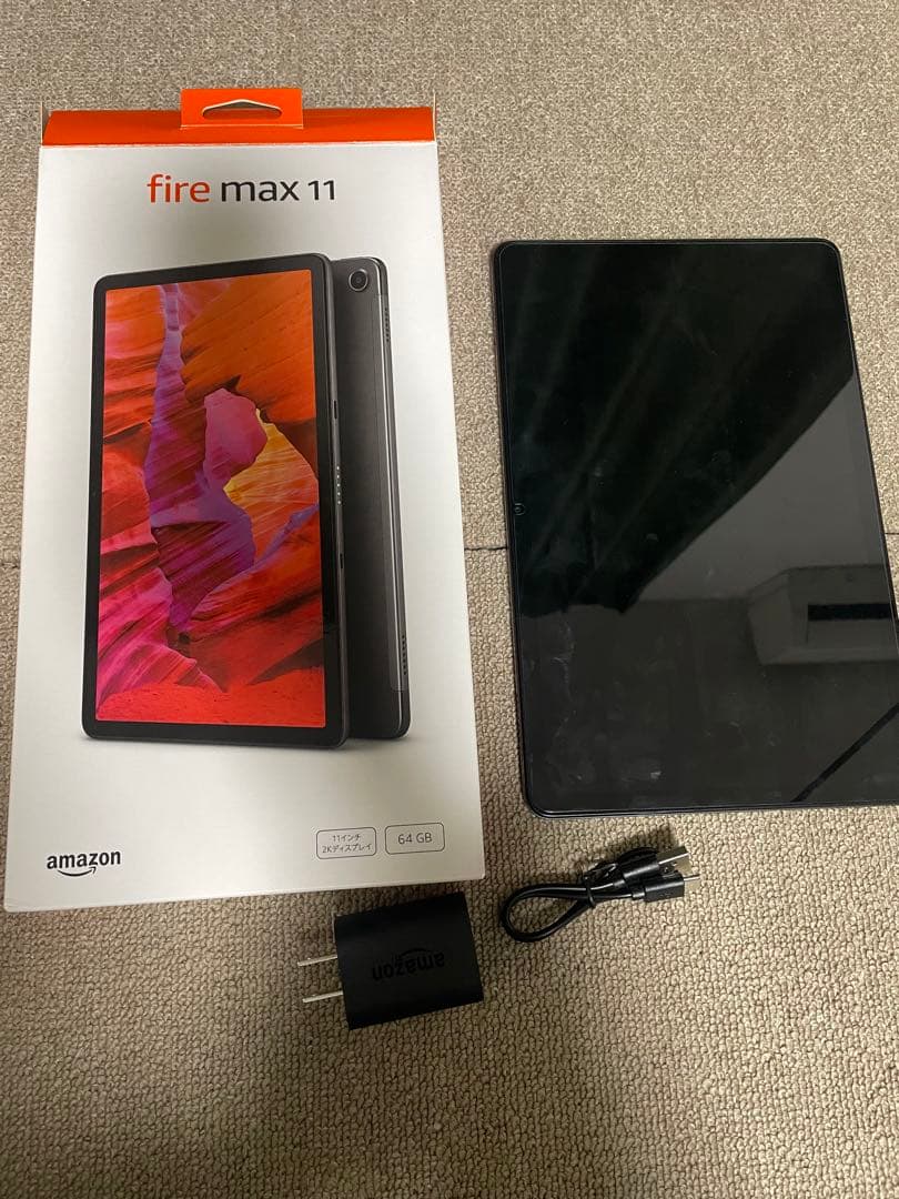 Amazon Fire Max 11 64GB 本体(保護フィルム・ケース付き)