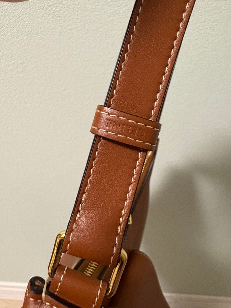 Celine ブラウン ショルダーバッグ