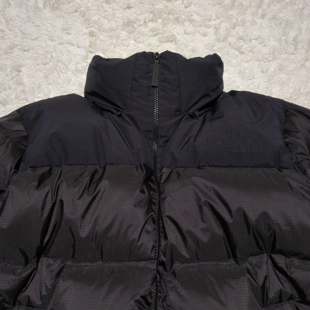 THE NORTH FACE♦GTX ヌプシ ダウンジャケット ロゴ 黒 M
