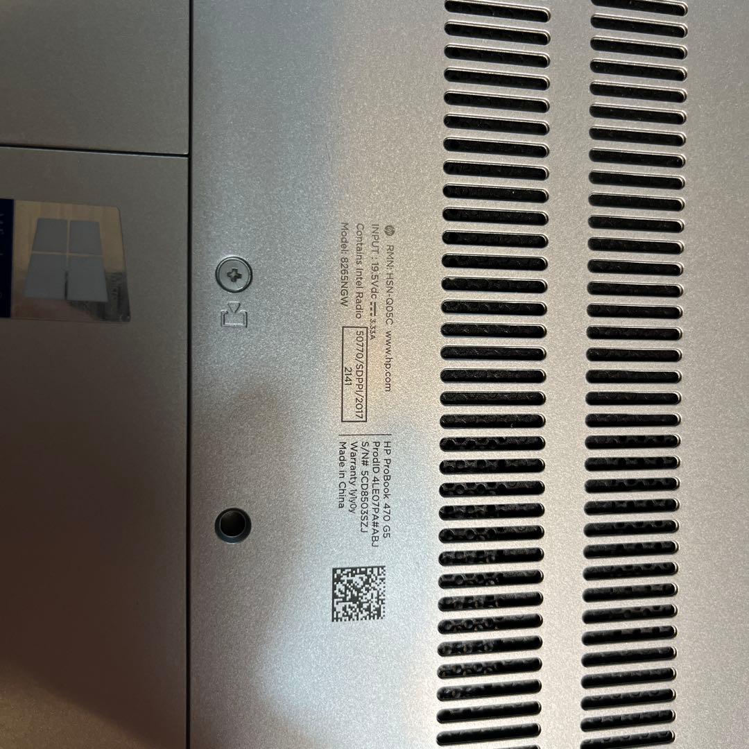 HP 470g5 8世代 i 7