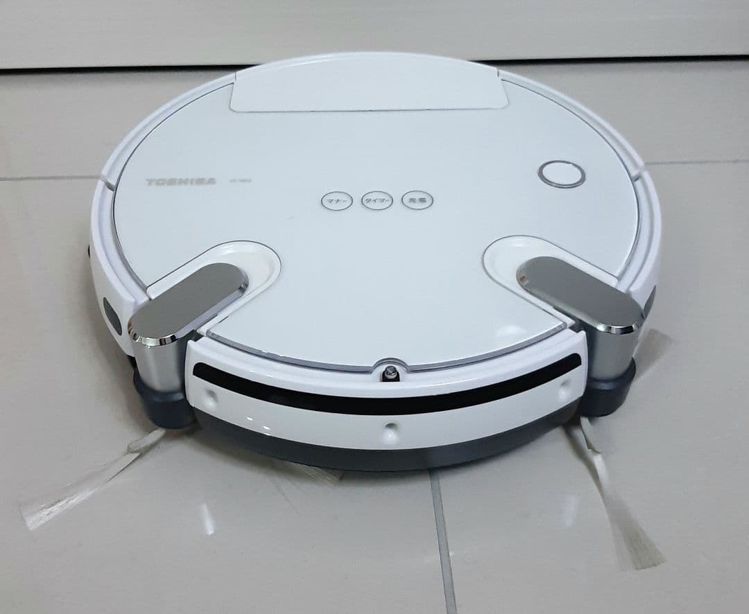 TOSHIBA ロボット掃除機 VC-RV2 本体 充電ドック付バッテリー交換済
