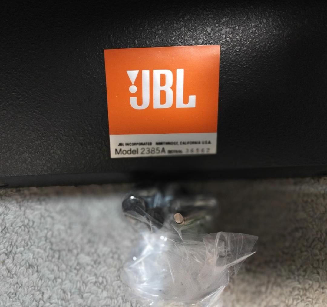 JBL 2385A　2インチ ホーン　ペア フラットフロント・バイラジアルホーン
