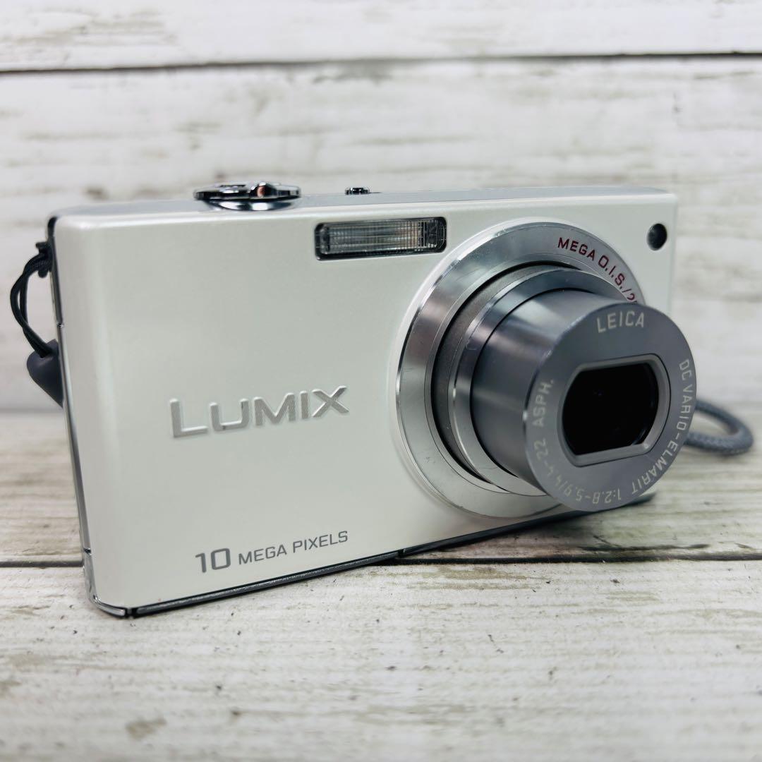 【動作良好】Panasonic LUMIX DMC-FX37 ホワイト