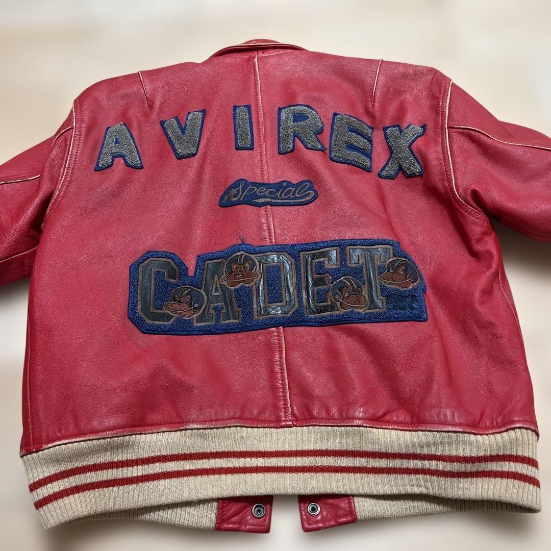 AVIREX U.S.A. レザー スタジャン