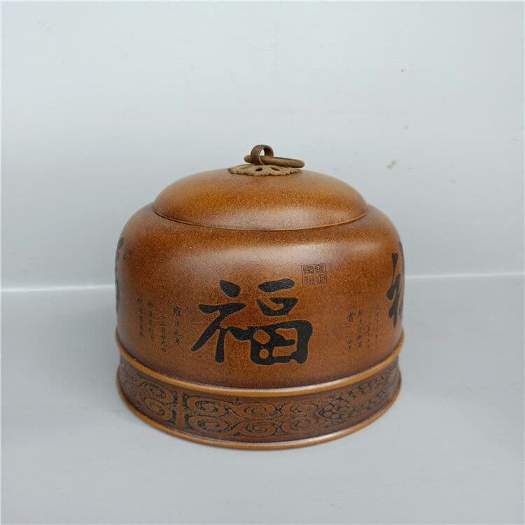 正統宜興紫砂福紫砂タンク手作り茶タンク茶器