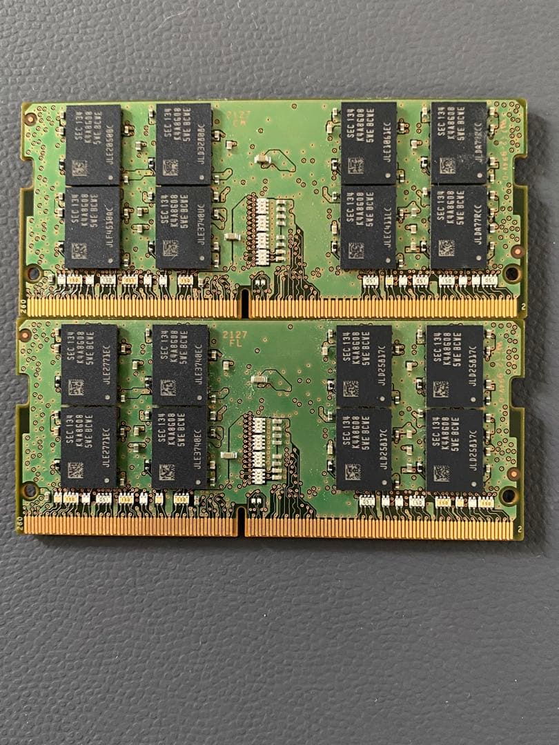 Samsung (16GBx2)DDR4 メモリ PC4-3200A 32GB