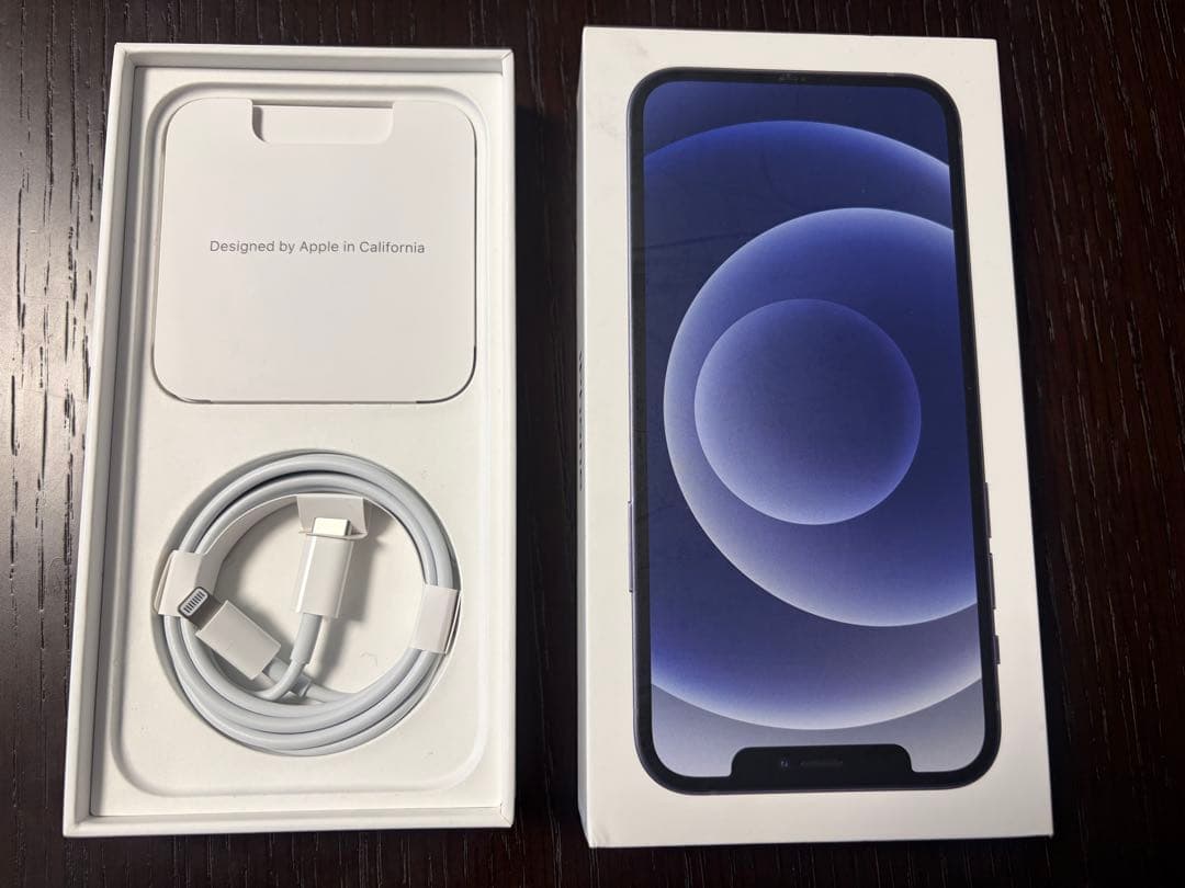 iPhone 12 Black 128GB Sim free (最大容量74%)