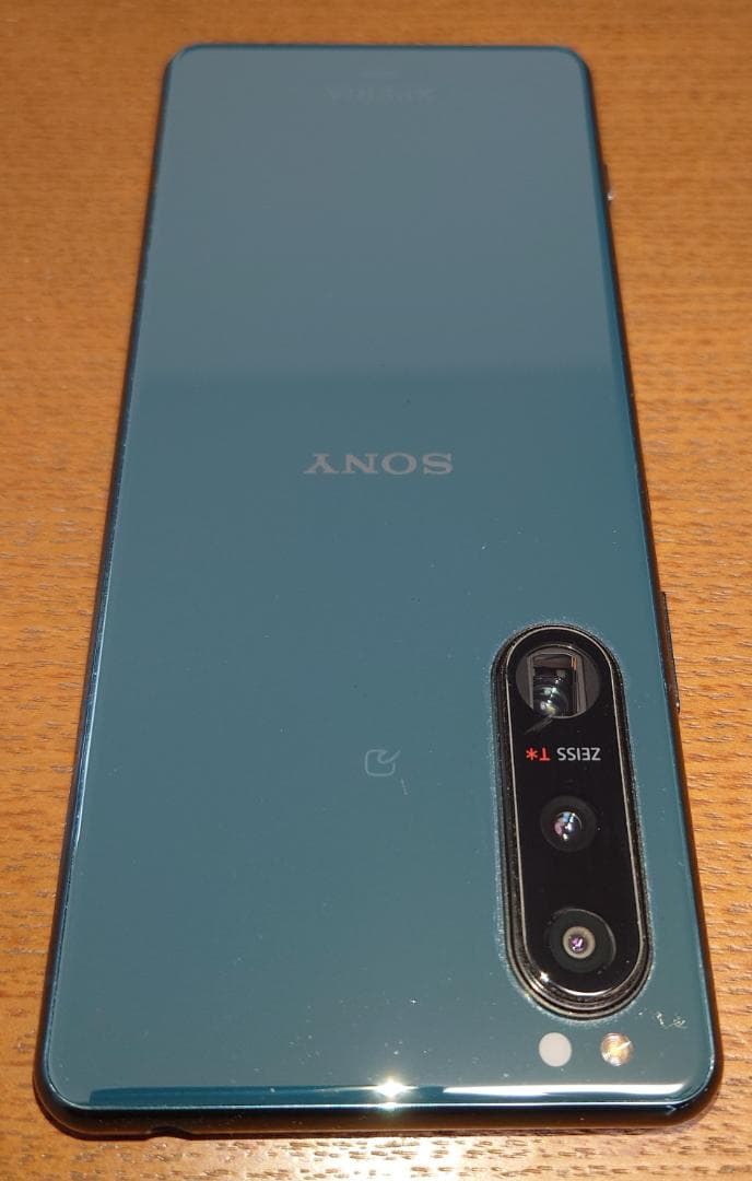 【ライン有、動作正常】Xperia 5 III SOG05 au グリーン