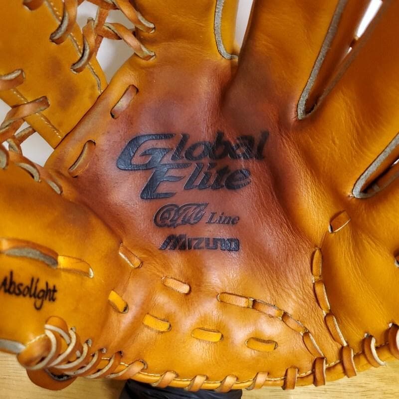 ミズノ グローバルエリート QMライン 限定モデル 良品 外野用 軟式グローブ