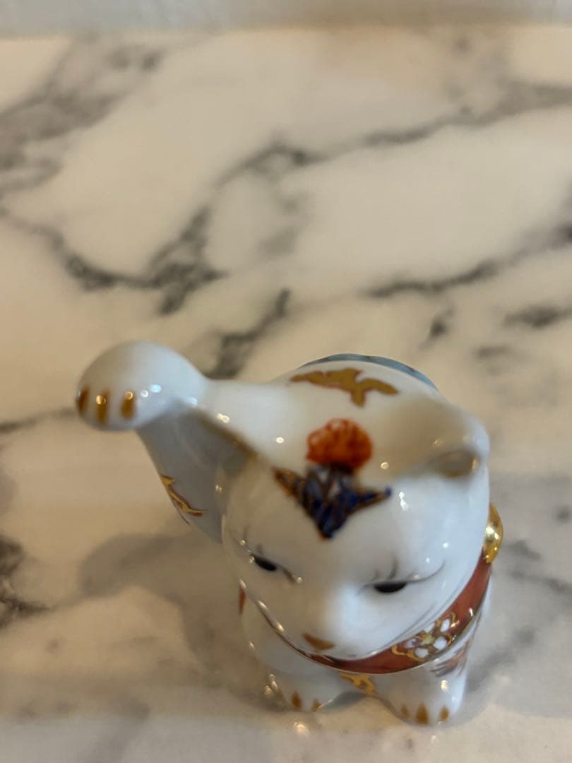 伊万里焼？ 招き猫　2体セット　美品