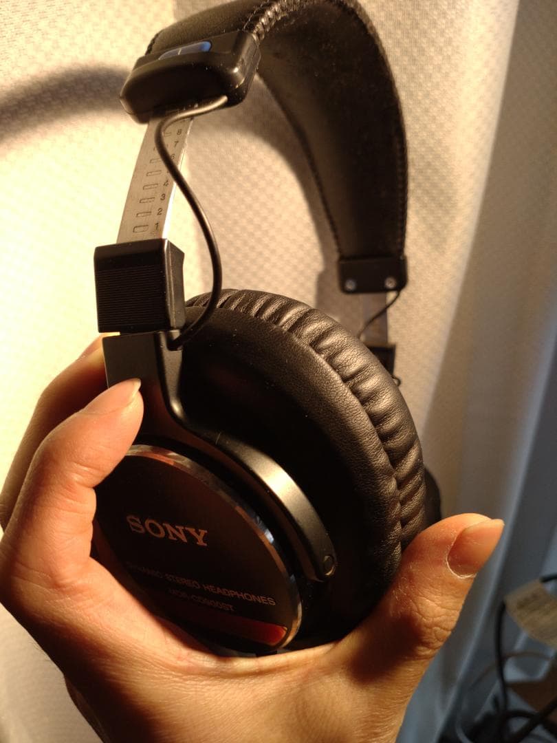 SONY MDR-CD900ST 有線ヘッドホン ※イヤーパッド交換済