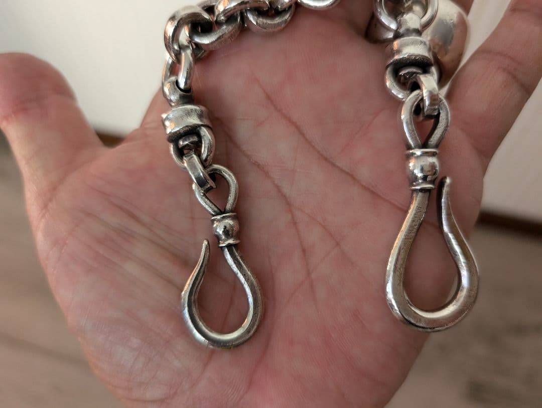 【限界値下げ】ROAD ウォレットチェーン　ショート23センチ・重さ約88グラム