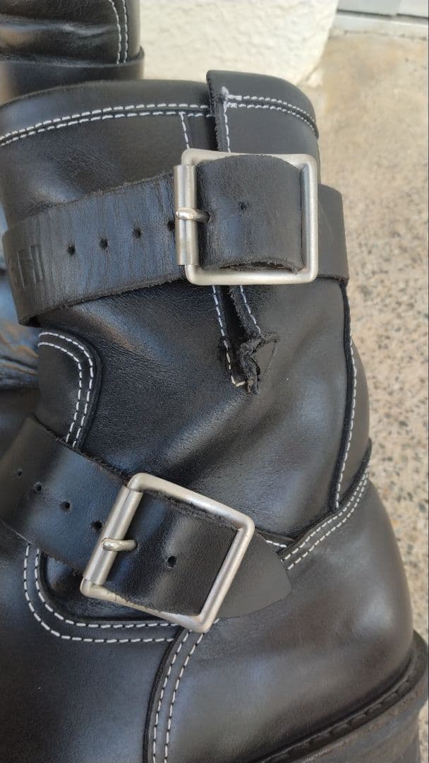 RALE16H ブラックエンジニアブーツ