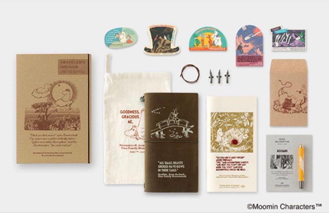 【新品未開封】トラベラーズノート 限定 セット MOOMIN ムーミン一家