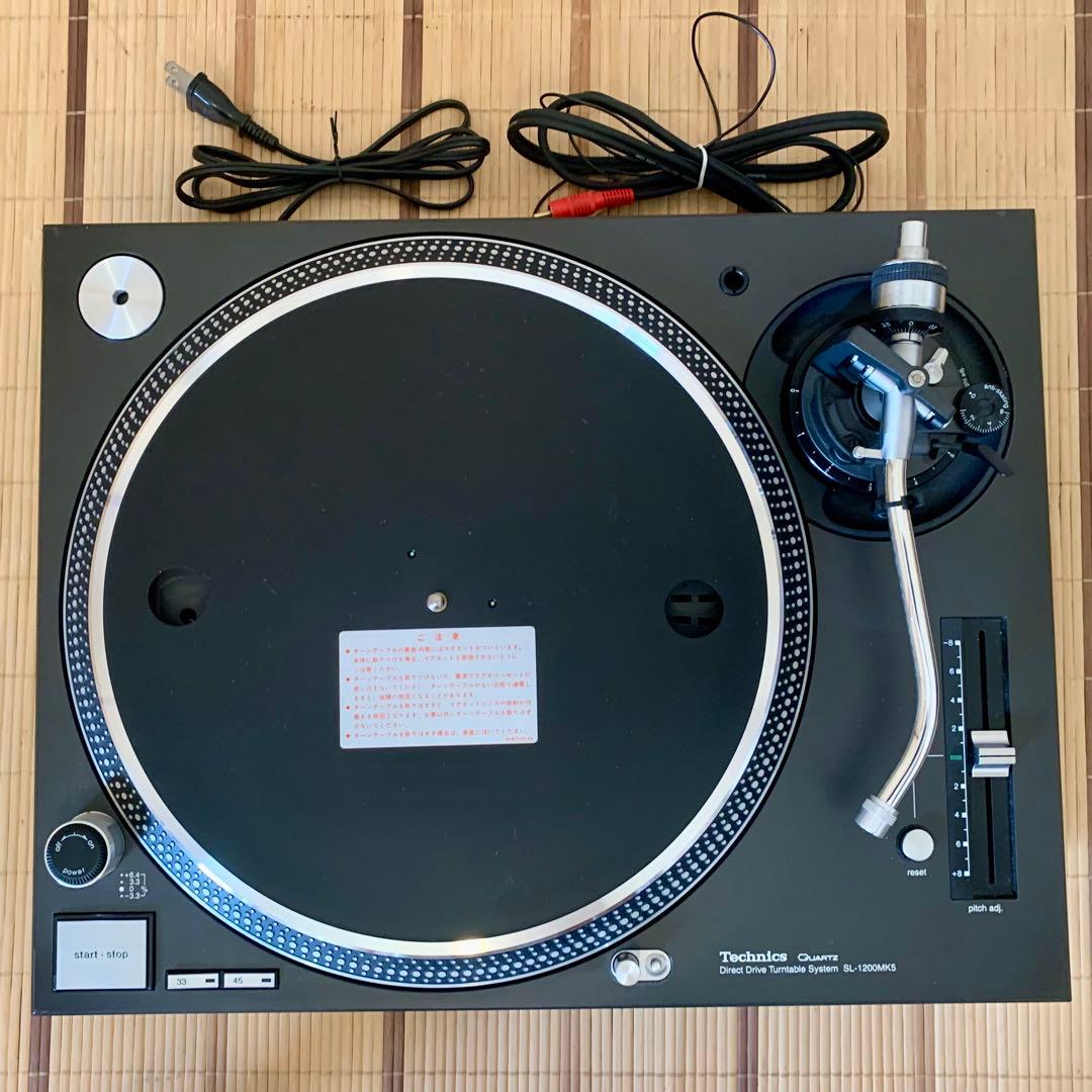 Technics SL1200-MK5 ２台セット　ターンテーブルカバー付き