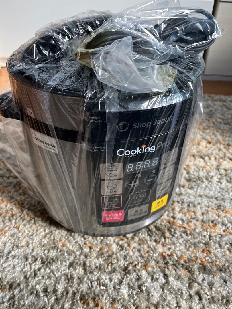 Cooking Pro 電気圧力鍋 新品未使用 レシピ本付き！　通電確認済み