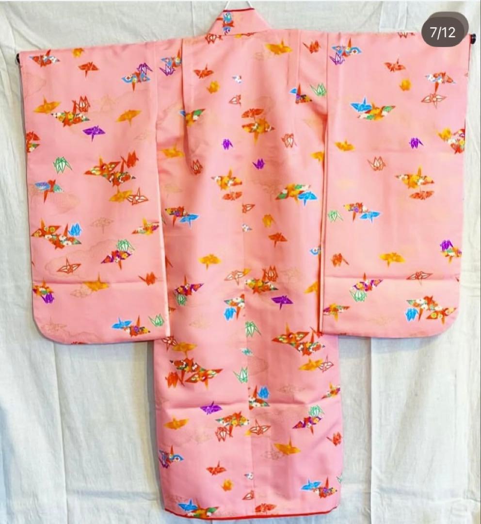 七五三用ピンク着物