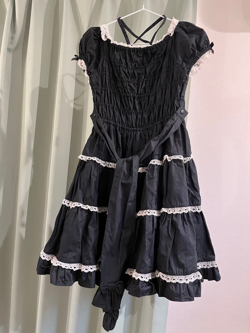 Angelic Pretty ジャンパースカート、お袖留、カチューシャ