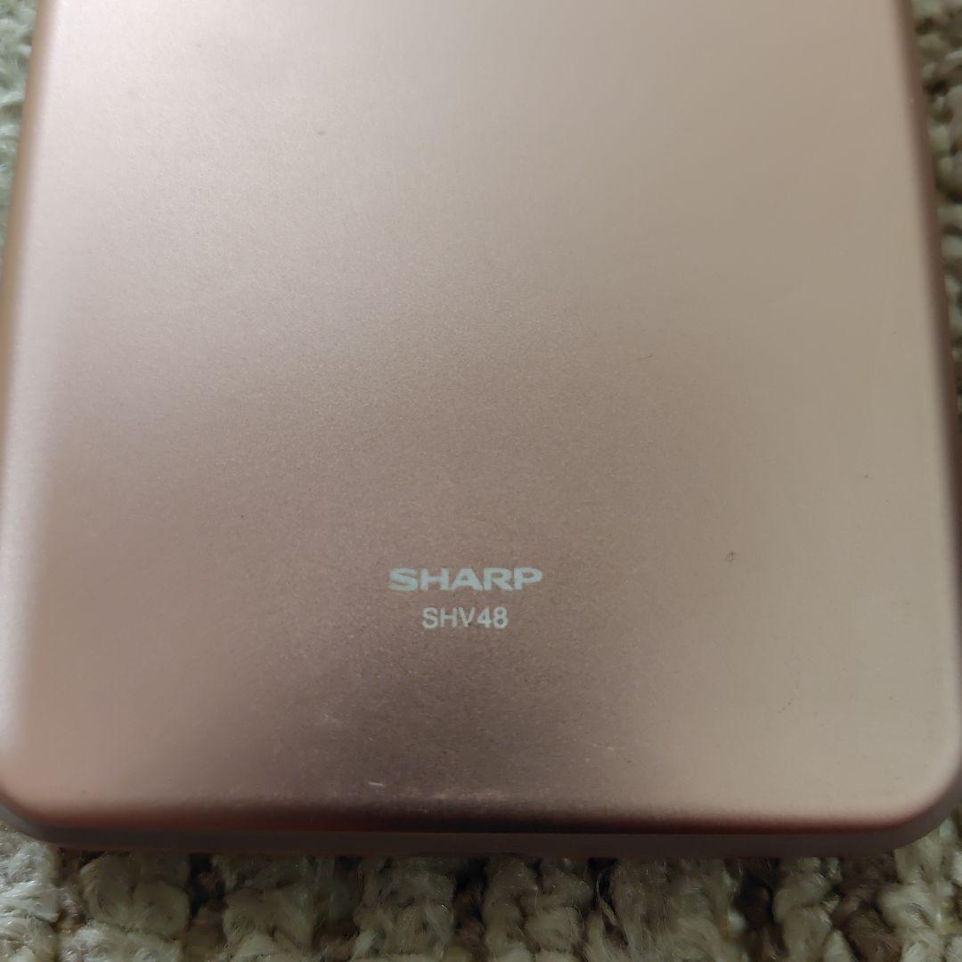 SHARP AQUOS SHV48 ピンク　 sense3 basic