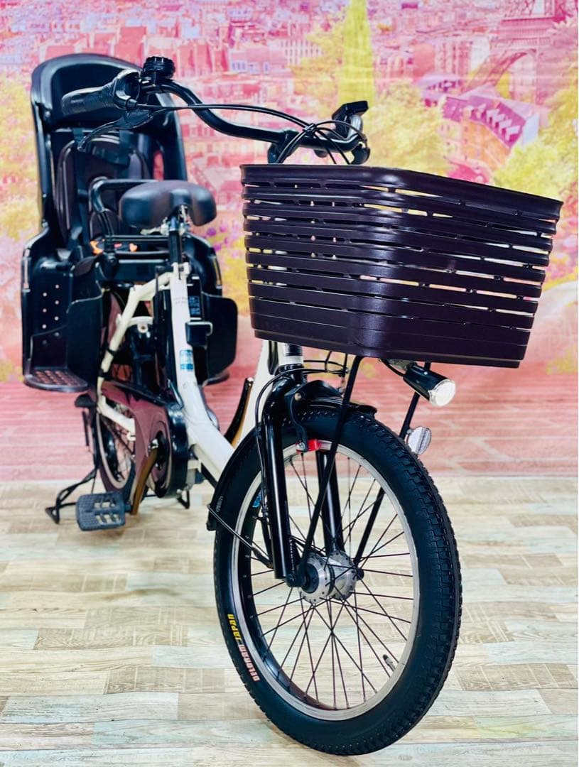 K2525 電動自転車パナソニック子供乗せ 20インチ 8.9Ah ホワイト