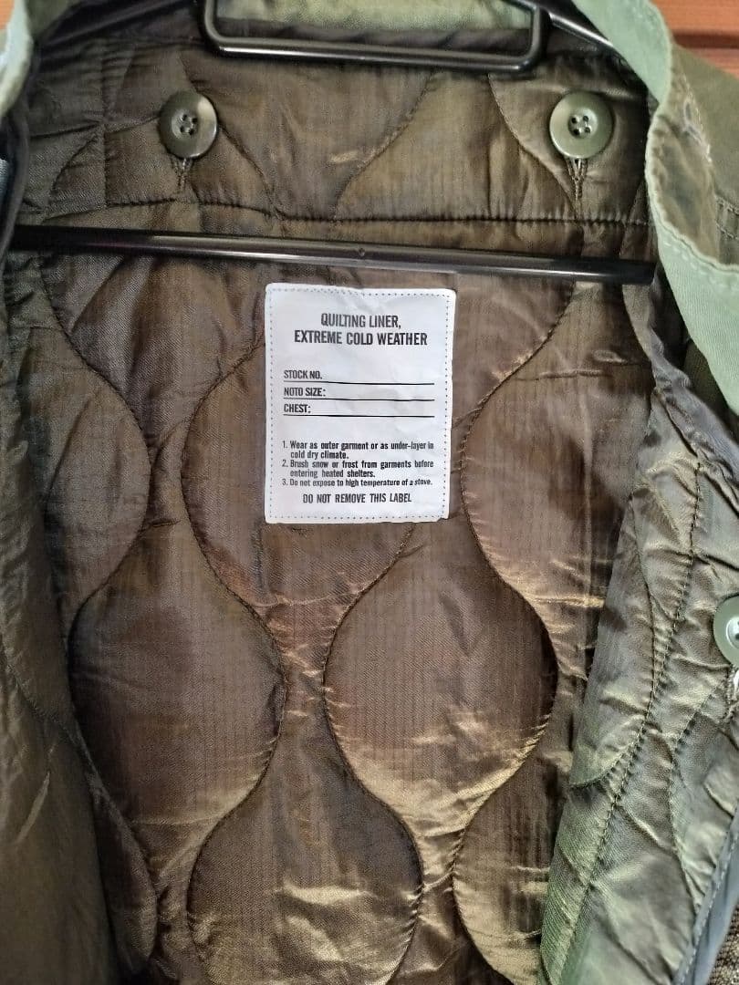 フェード加工 M65 LINER SET モッズコート