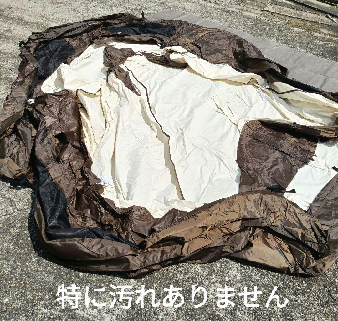 ogawa　グロッケ12tc　タープ・PVCシート・ポールのセット　美品