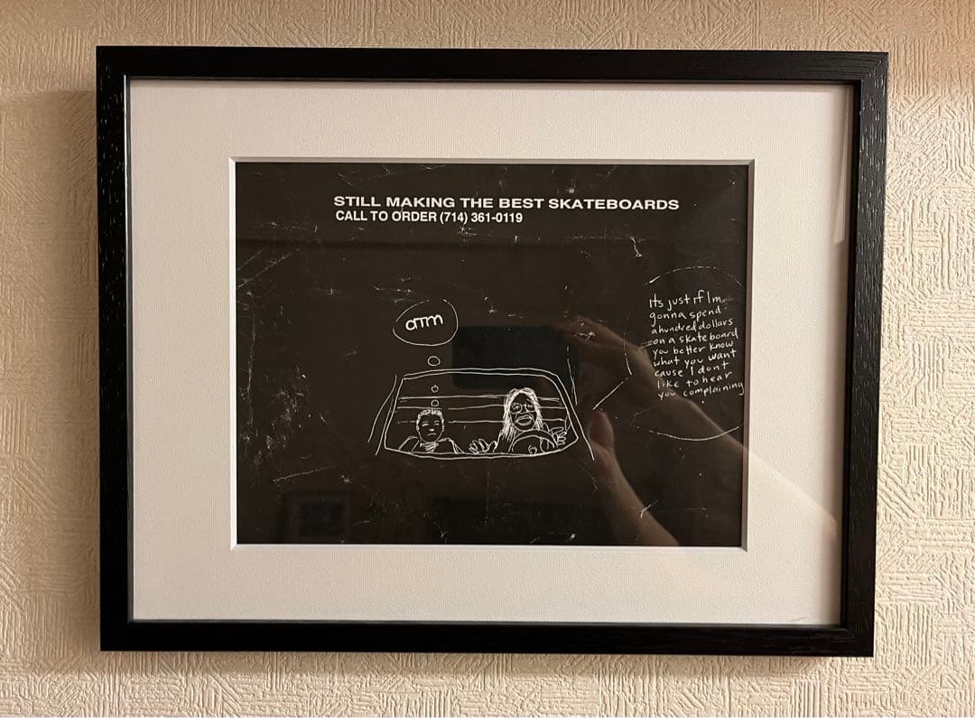 Mark Gonzales マークゴンザレス GONZ 原画 ATM 広告