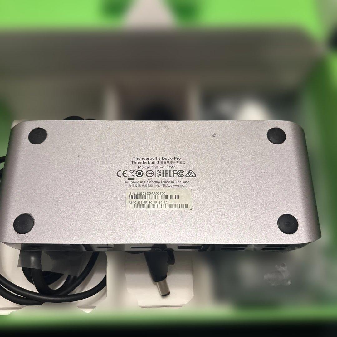 分配器・切替器 Belkin Thunderbolt 3 Dock